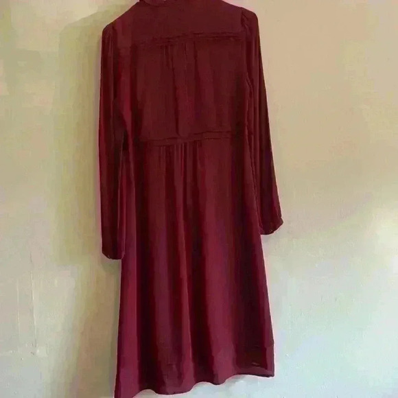 See U Soon Merlot Long Sleeve Dress - Picture 10 of 10